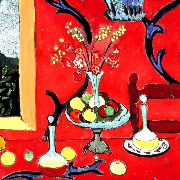 Matisse - The Dessert, Harmony in Red, 1908 Artwork Coffee Mug Gallery Image 2