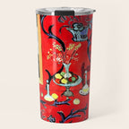 Matisse - The Dessert, Harmony in Red, 1908 Artwork Travel Mug Gallery Image 1