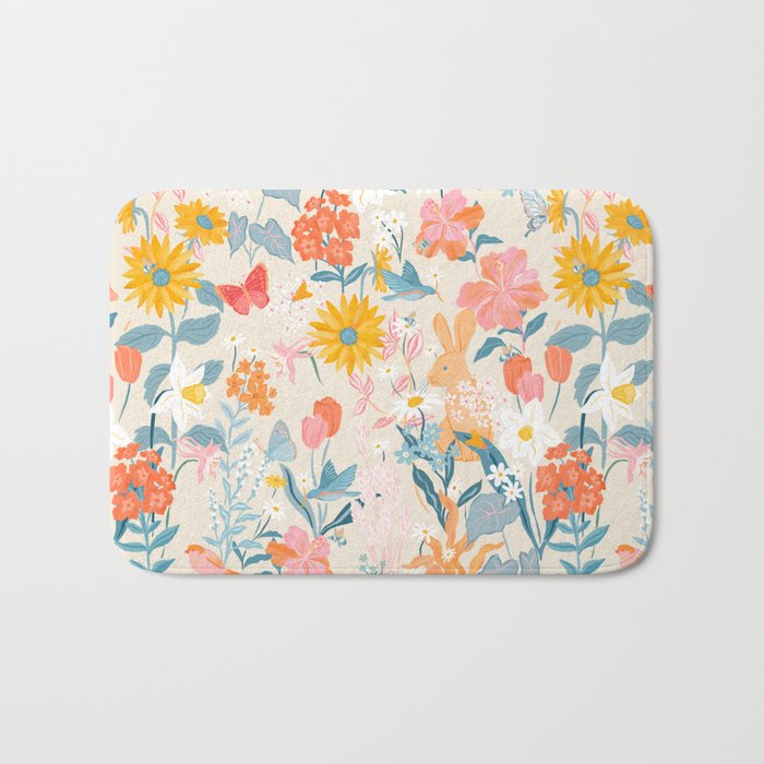 Flora & Fauna Bath Mat Gallery Image 1