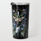 Deer Skull Crystals Garden Travel Mug Gallery Image 3