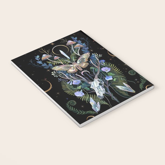 Deer Skull Crystals Garden Notebook Gallery Image 3