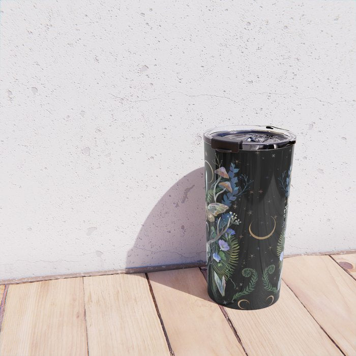 Deer Skull Crystals Garden Travel Mug Gallery Image 4
