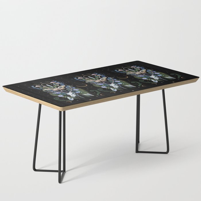 Deer Skull Crystals Garden Coffee Table Gallery Image 1