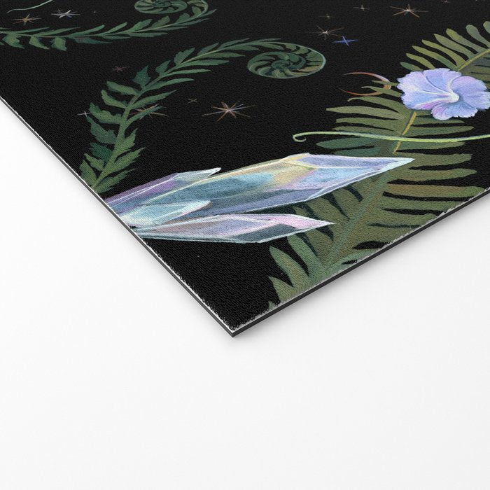 Deer Skull Crystals Garden Welcome Mat Gallery Image 2