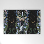 Deer Skull Crystals Garden Welcome Mat Gallery Image 1