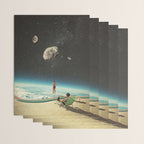 Summer with a Chance of Asteroids Wrapping Paper Gallery Image 3