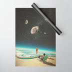 Summer with a Chance of Asteroids Wrapping Paper Gallery Image 1