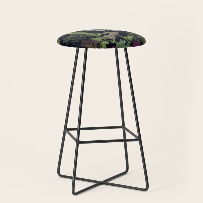 Mystery Night Garden with Moths Mushrooms and Hemlock Stool Gallery Image 1