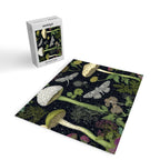 Mystery Night Garden with Moths Mushrooms and Hemlock Jigsaw Puzzle Gallery Image 2