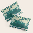 The Mountains are Calling & I Must Go Pillow Sham Gallery Image 3