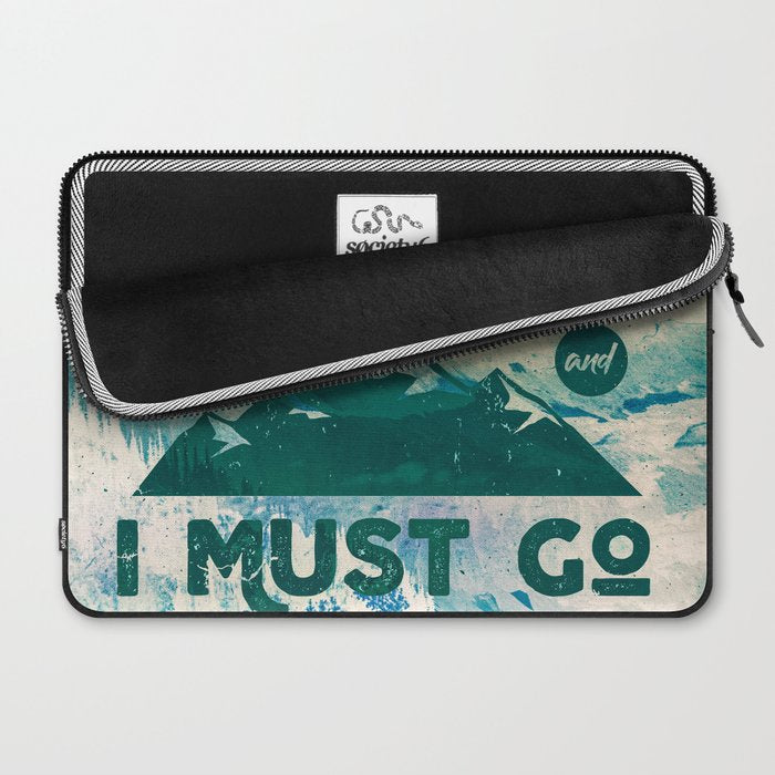 The Mountains are Calling & I Must Go Laptop Sleeve Gallery Image 2