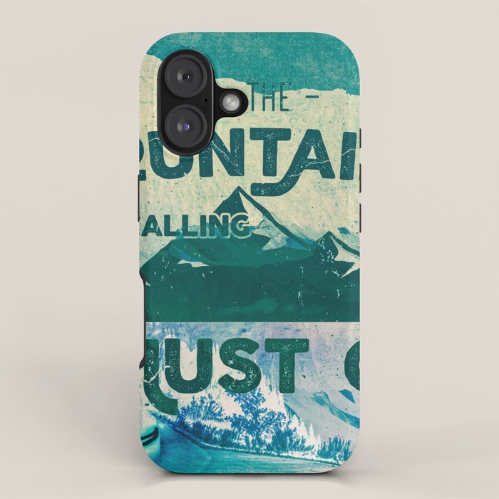 The Mountains are Calling & I Must Go iPhone Case Gallery Image 1