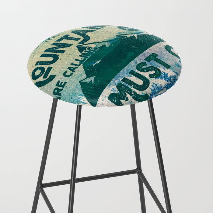 The Mountains are Calling & I Must Go Stool Gallery Image 2