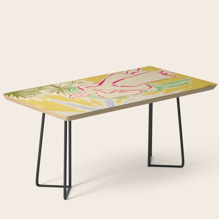 READING AMONG PALM TREES Coffee Table Gallery Image 1