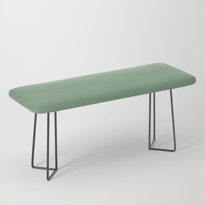 Minimal Arch XXXVIII Fresh Green Modern Geometric Lines Bench Gallery Image 1