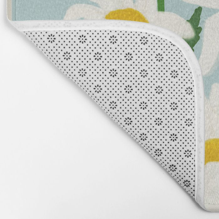 Flower Market - Oxeye daisies Bath Mat Gallery Image 2