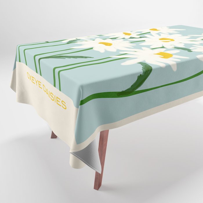 Flower Market - Oxeye daisies Tablecloth Gallery Image 1