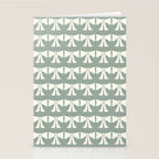Vintage Bows XIV Green Sage Stationery Card Gallery Image 2