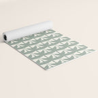 Vintage Bows XIV Green Sage Yoga Mat Gallery Image 2