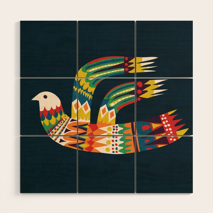 Native Bird Wood Wall Art Gallery Image 1