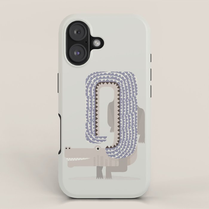 Whimsical Crocodile iPhone Case Gallery Image 1