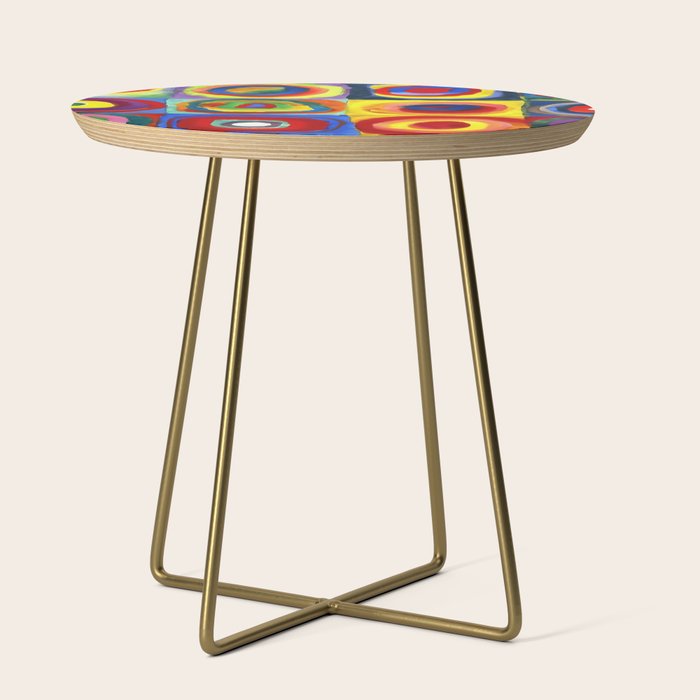 Kandinsky, Farbstudie - Quadrate und konzentrische Ringe, Color Study. Squares with Concentric Circles 1913 Side Table Gallery Image 1