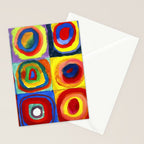 Kandinsky, Farbstudie - Quadrate und konzentrische Ringe, Color Study. Squares with Concentric Circles 1913 Stationery Card Gallery Image 2