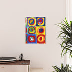 Kandinsky, Farbstudie - Quadrate und konzentrische Ringe, Color Study. Squares with Concentric Circles 1913 Poster Gallery Image 2