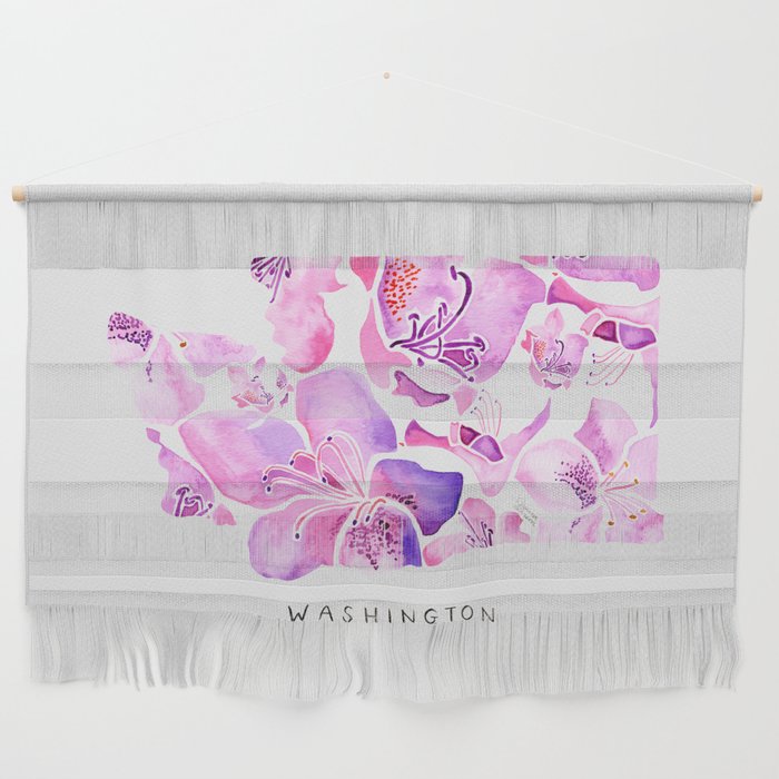 Washington State Rhododendron Wall Hanging Gallery Image 1