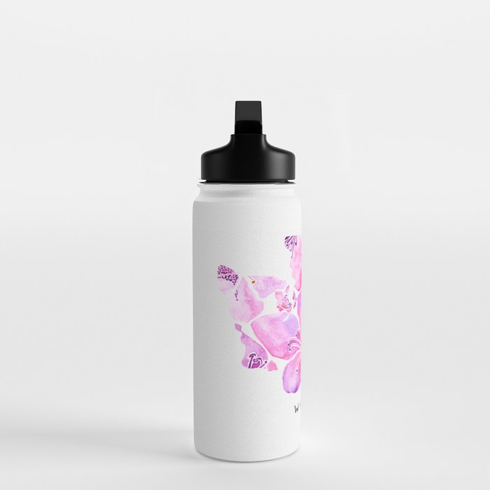 Washington State Rhododendron Water Bottle Gallery Image 3