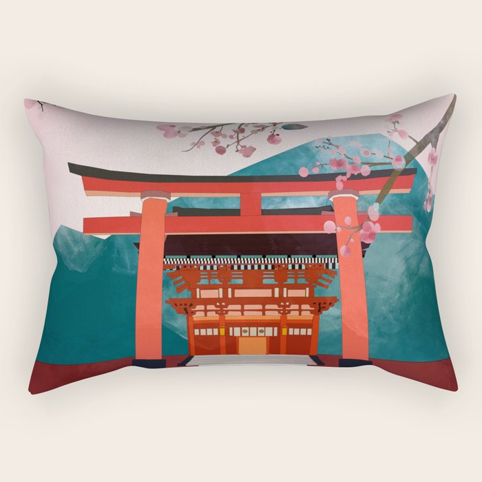 kyoto japan travel Rectangular Pillow Gallery Image 1