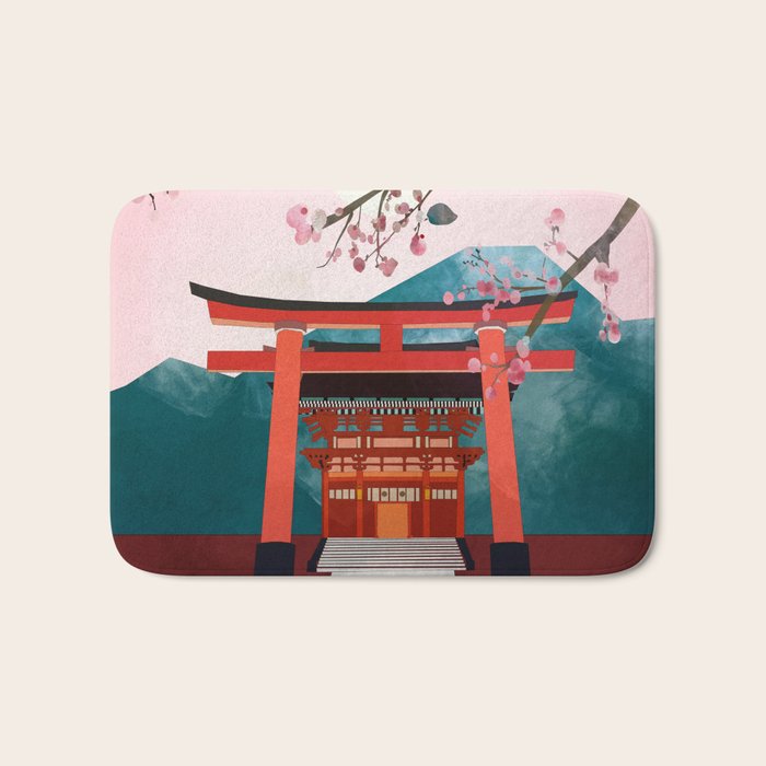 kyoto japan travel Bath Mat Gallery Image 1