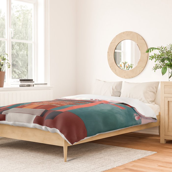 kyoto japan travel Duvet Cover Gallery Image 2