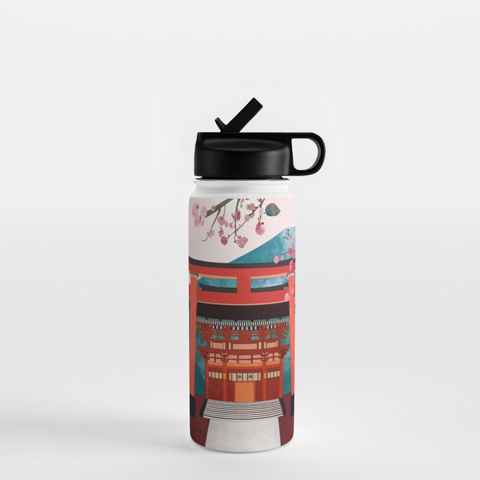 kyoto japan travel Water Bottle Gallery Image 1