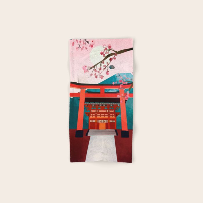 kyoto japan travel Bath Towel Gallery Image 1