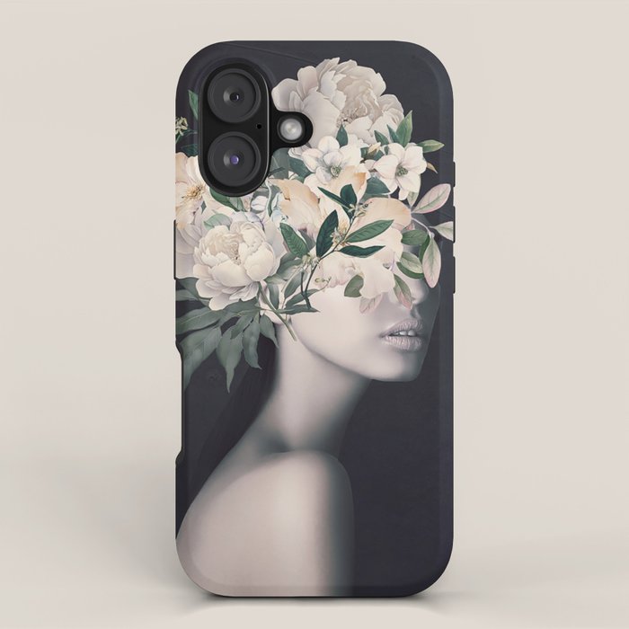 WOMAN WITH FLOWERS 23 iPhone Case Gallery Image 1