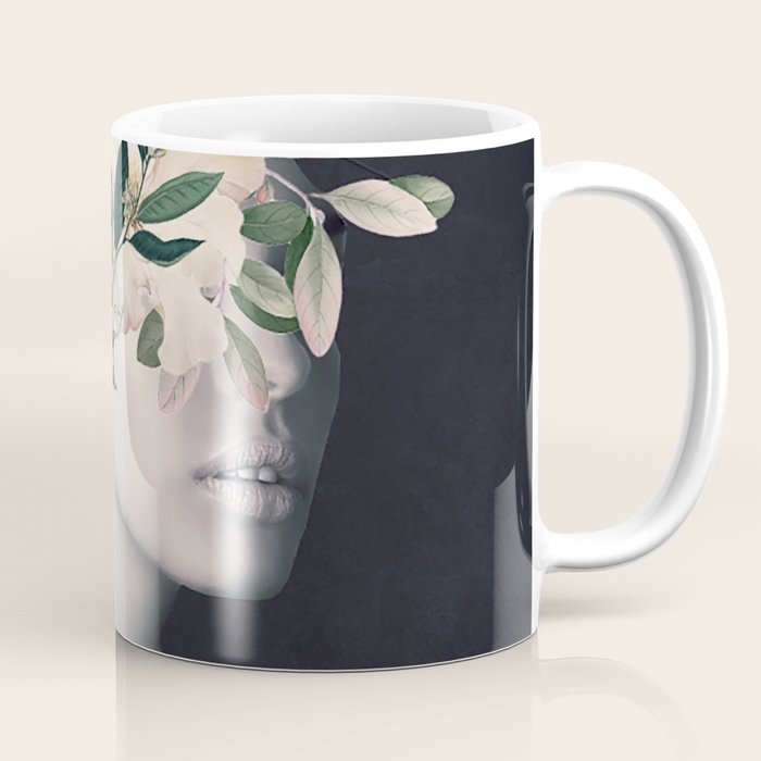 WOMAN WITH FLOWERS 23 Coffee Mug Gallery Image 1