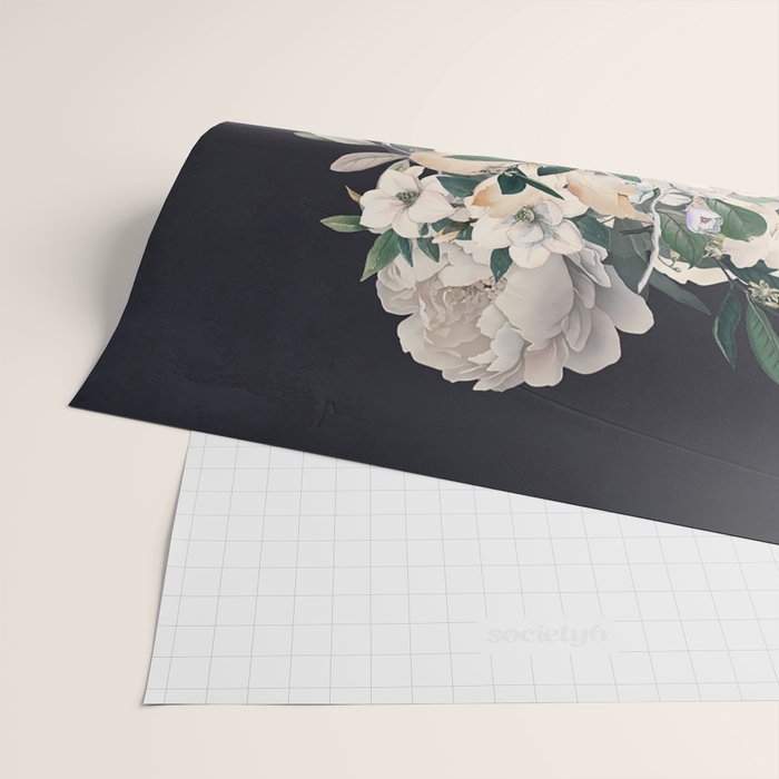 WOMAN WITH FLOWERS 23 Wrapping Paper Gallery Image 2