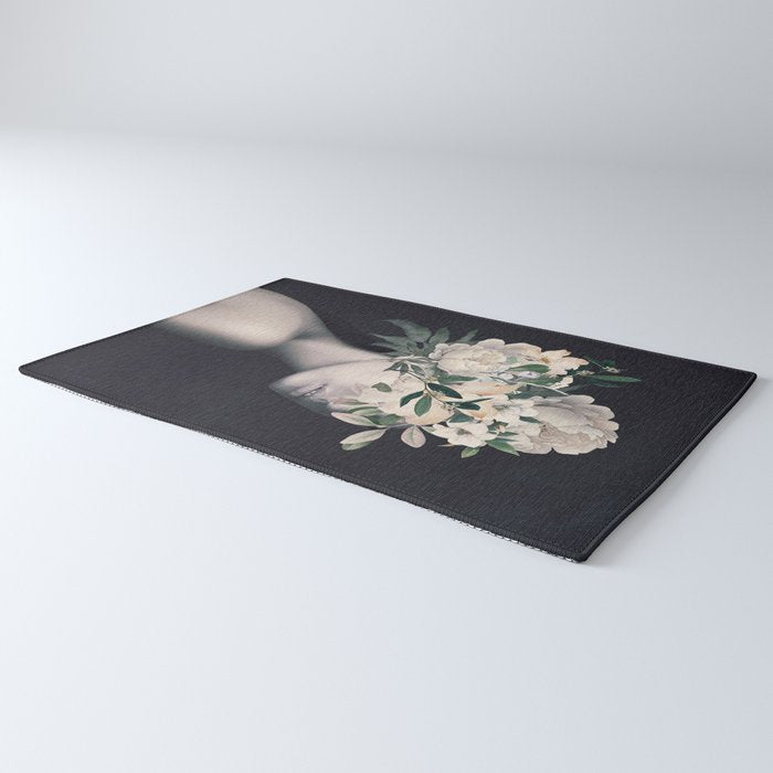 WOMAN WITH FLOWERS 23 Rug Gallery Image 3