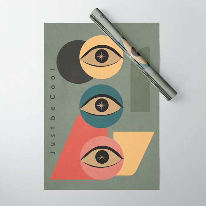 Just Be Cool Wrapping Paper Gallery Image 1