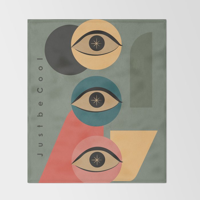 Just Be Cool Throw Blanket Gallery Image 2