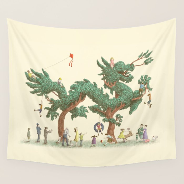 The Dragon Tree Wall Tapestry Gallery Image 1