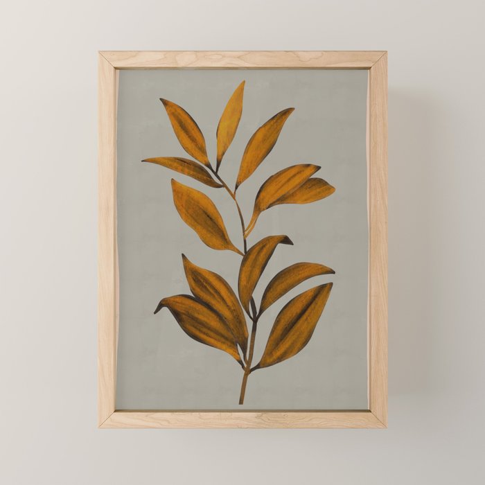 Abstract Art /Minimal Plant 78 Mini Art Print Gallery Image 1