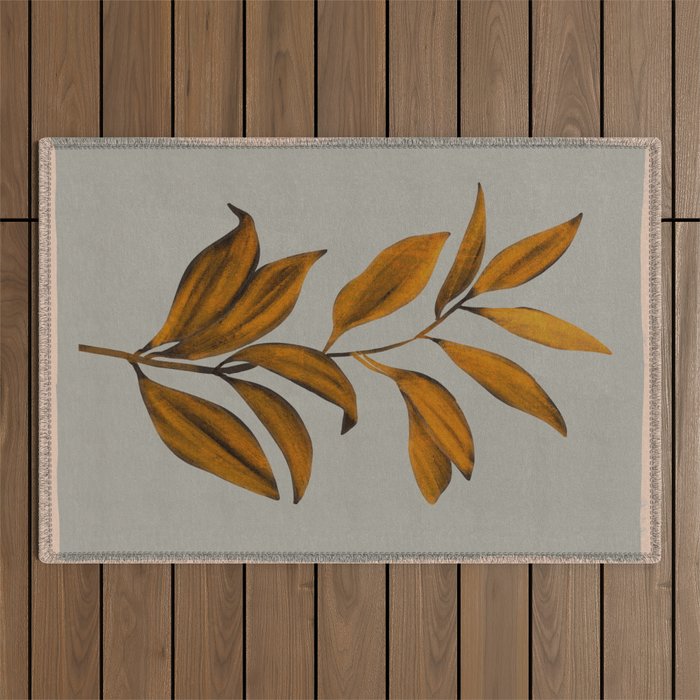 Abstract Art /Minimal Plant 78 Outdoor Rug Gallery Image 1