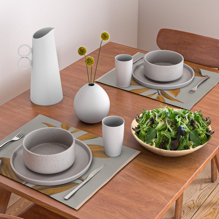 Abstract Art /Minimal Plant 78 Placemat Gallery Image 2