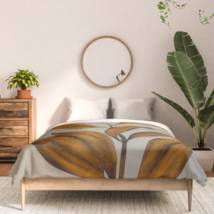 Abstract Art /Minimal Plant 78 Comforter Gallery Image 3