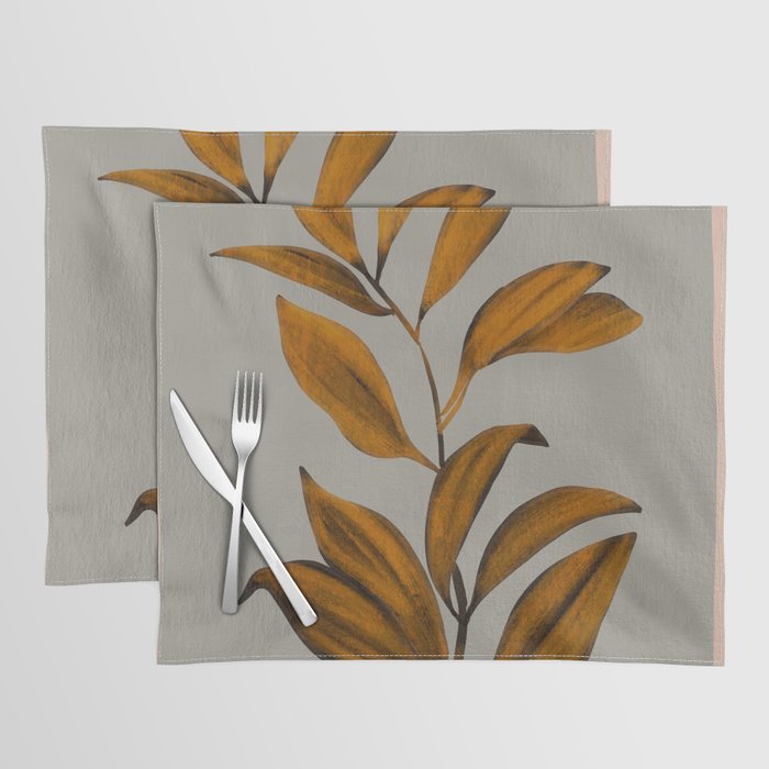 Abstract Art /Minimal Plant 78 Placemat Gallery Image 1