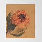 Protea - golden Throw Blanket Gallery Image 2