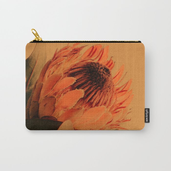 Protea - golden Carry All Pouch Gallery Image 1