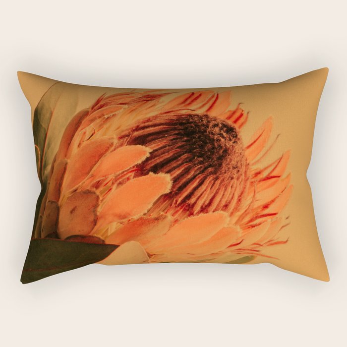 Protea - golden Rectangular Pillow Gallery Image 2